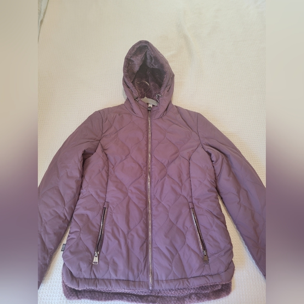 Free Country Purple Quilted Varsity Jacket - Picture 12 of 14